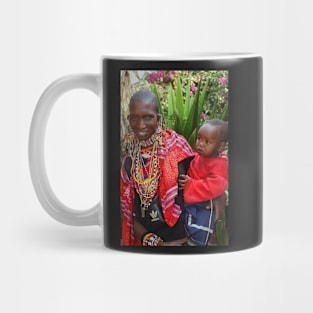 Maasai (or Masai) Mother & Child, East Africa Mug